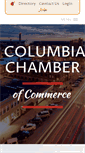 Mobile Screenshot of columbiamochamber.com